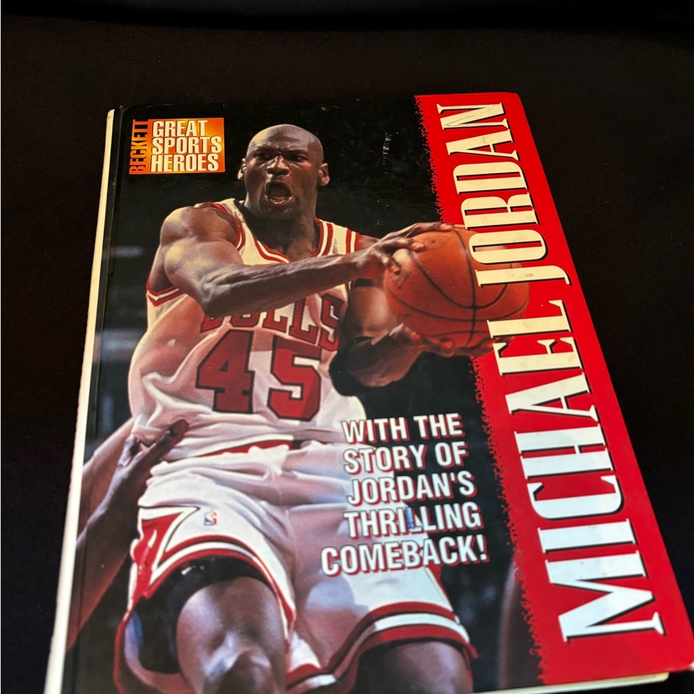 Vintage Michael Jordan Sports Book